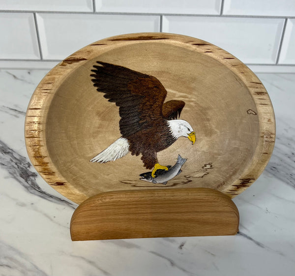 Bald Eagle Art Bowl