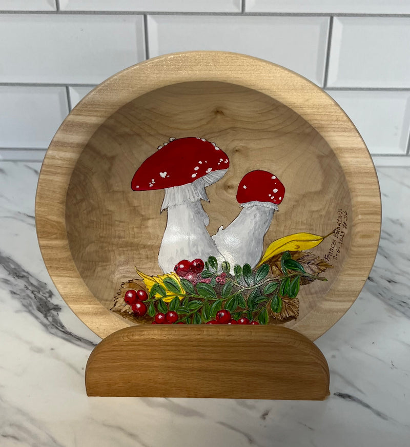 Mushroom Art Bowl