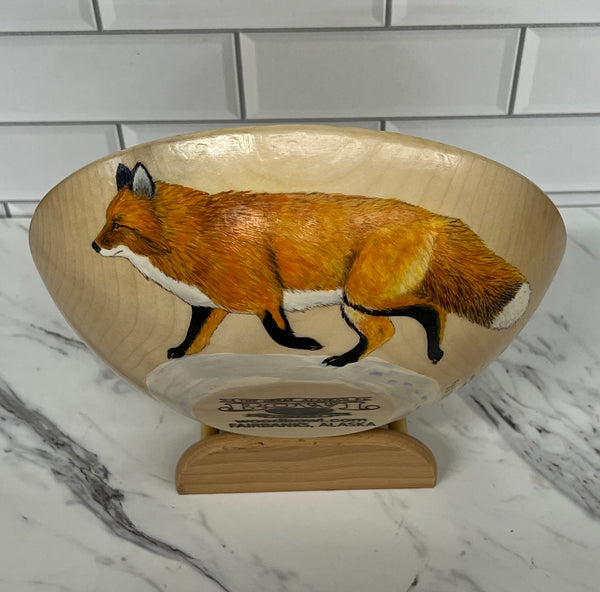 The Fox and the Hare Art Bowl