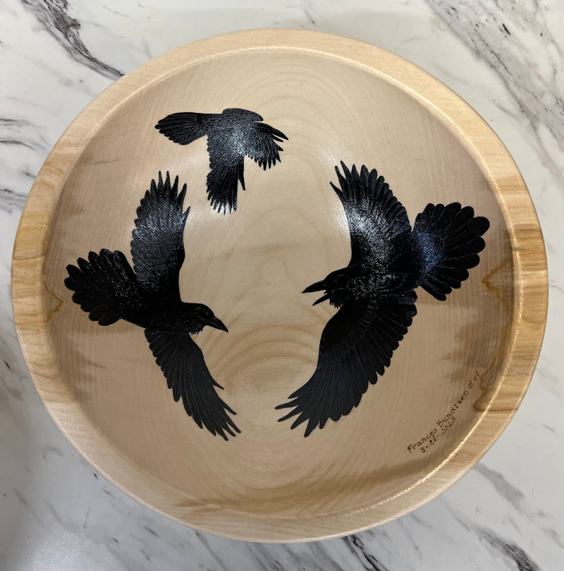 Raven Art Bowl