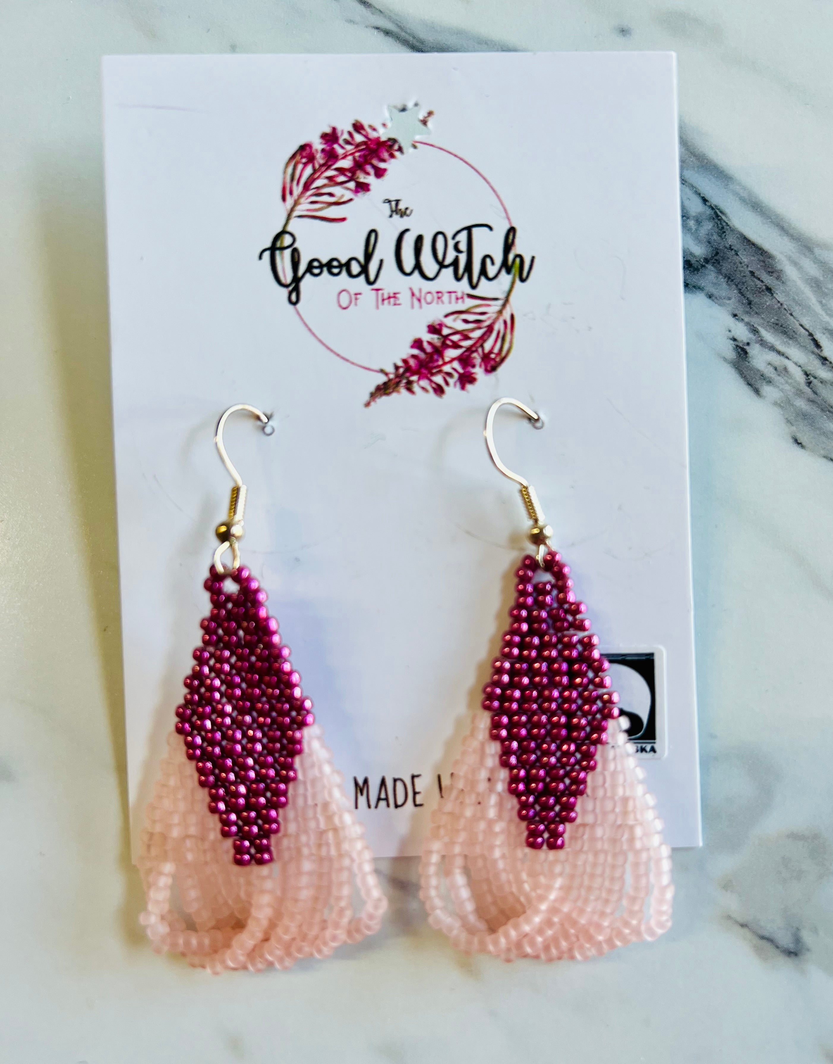 The Good Witch of the North Beaded Earrings