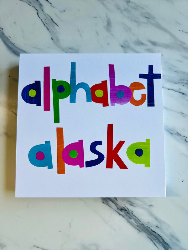 Alaska Animal Alphabet Poster Strip