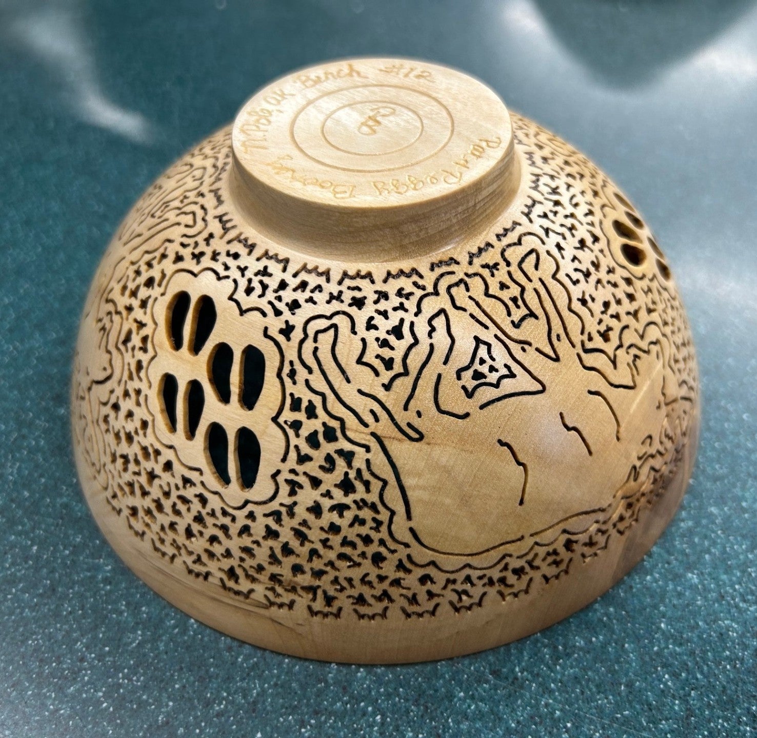 Bookey Carved Wood Bowls