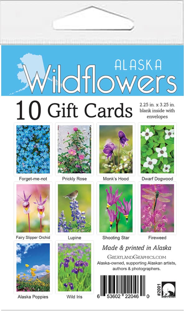 Alaska Wildflower Gift Card Pack
