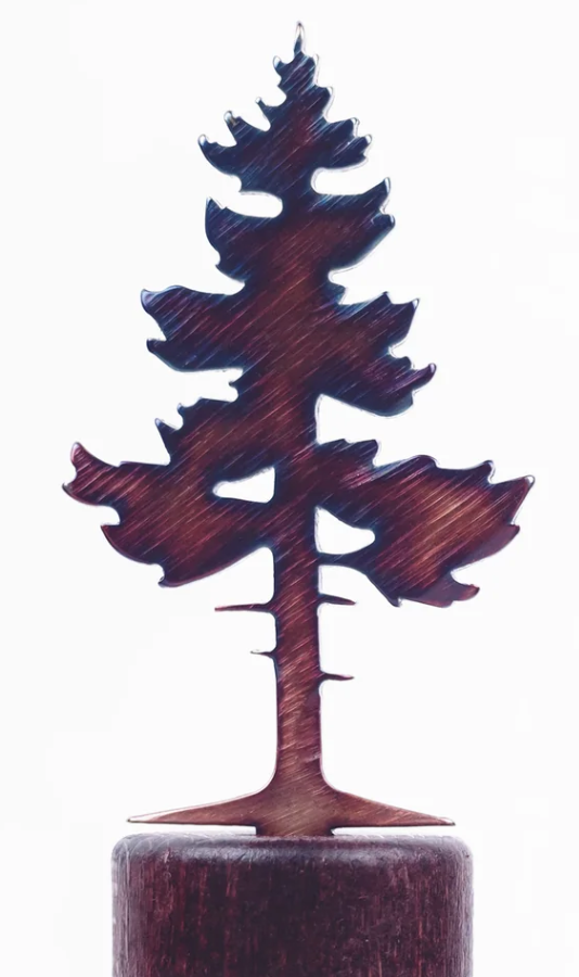 Blue Moose Metals Wolf Wine Bottle Stopper - Thumbnail 3
