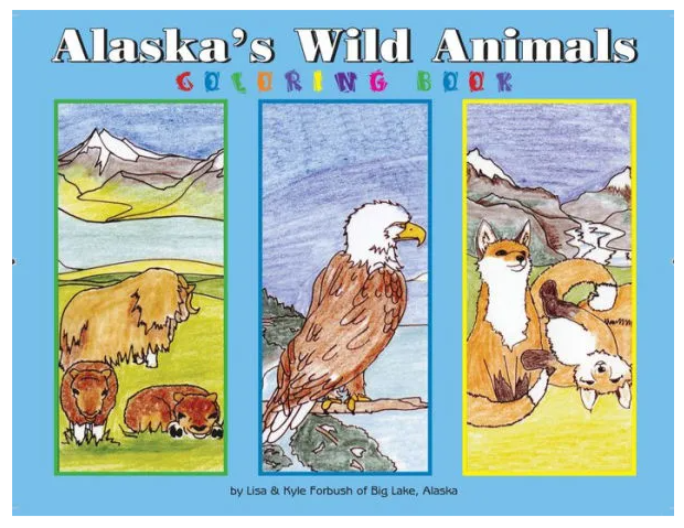 Alaska's Wild Animals Coloring Book