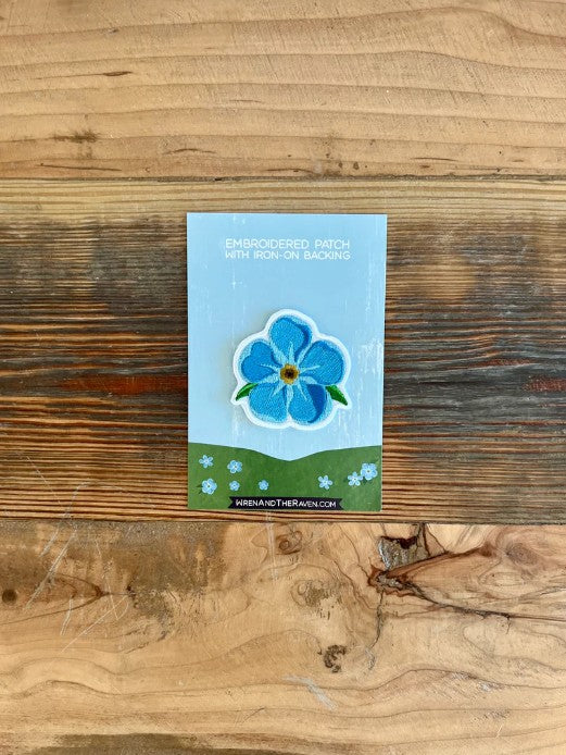 Alaska Flower Embroidered Patch