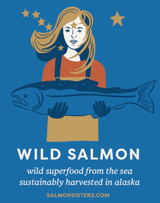 Salmon Sisters Stickers