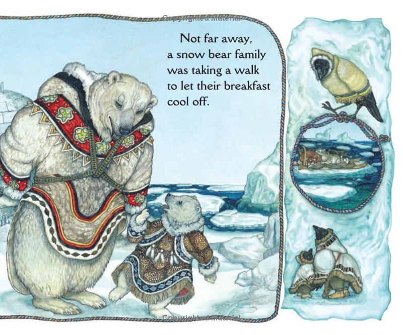 The Three Snow Bears Board Book - Jan Brett