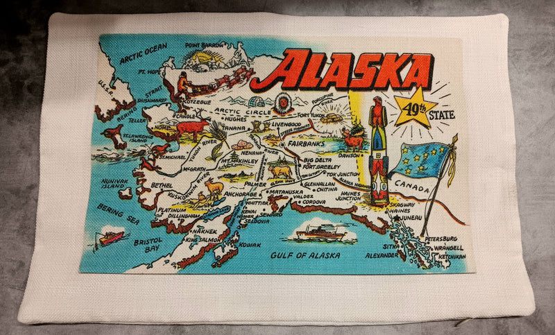 Vintage Map Pillow Cases