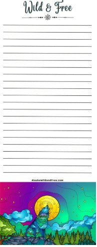 Alaska Wild & Free Notepad