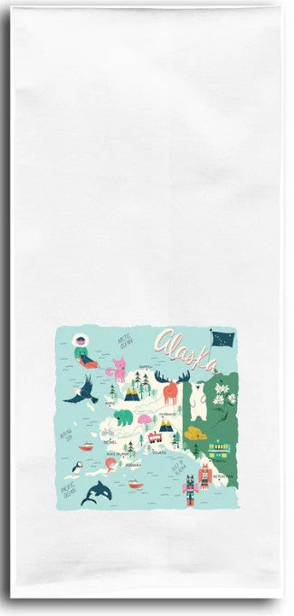 Works of Heart Tea Towel