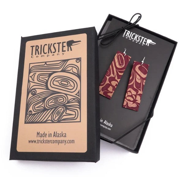 Trickster Wood Earrings