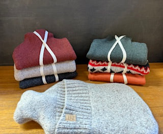 Hot Water Bottle With Wool Cover