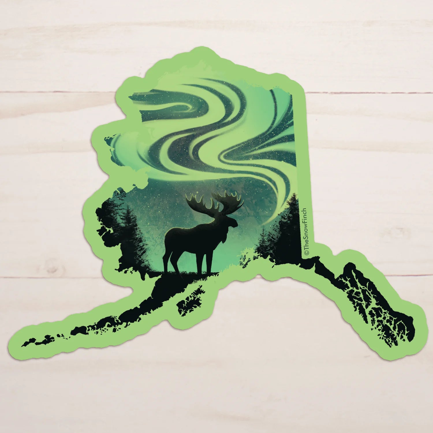 The Snow Finch Stickers