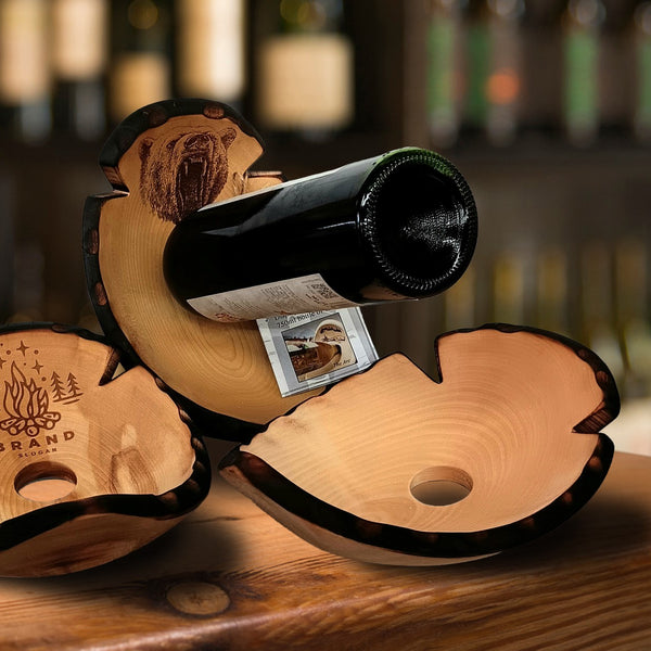 Hand-made Wine Bottle Holder - Arrowhead