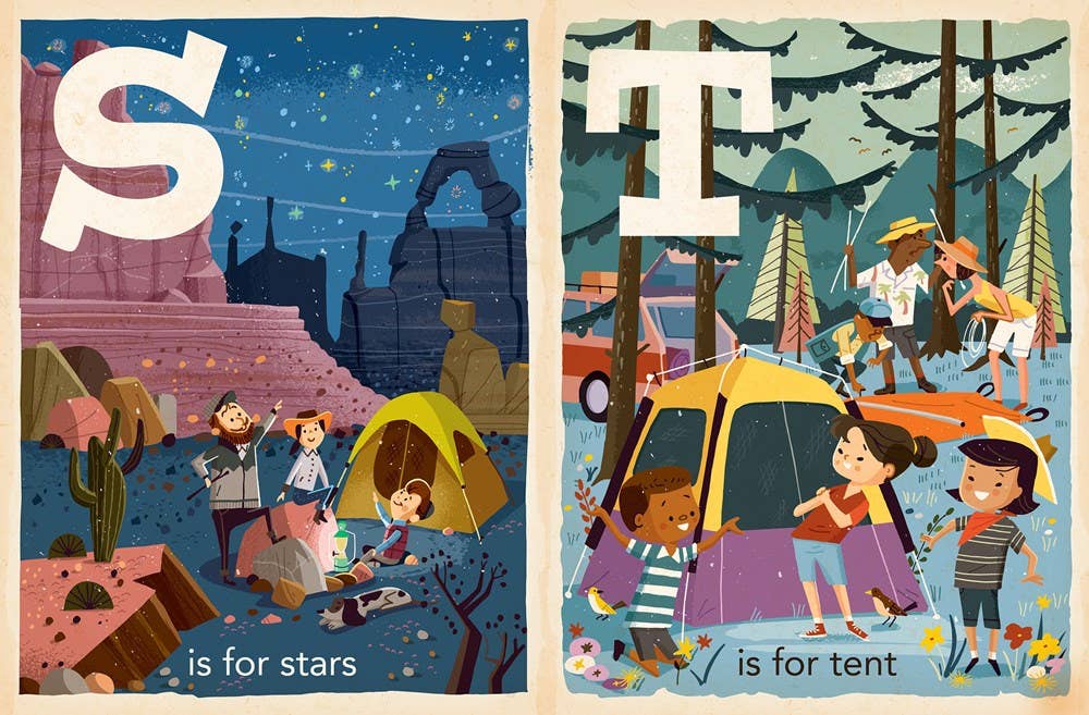 C is for Camping: A Camping Alphabet Board Book