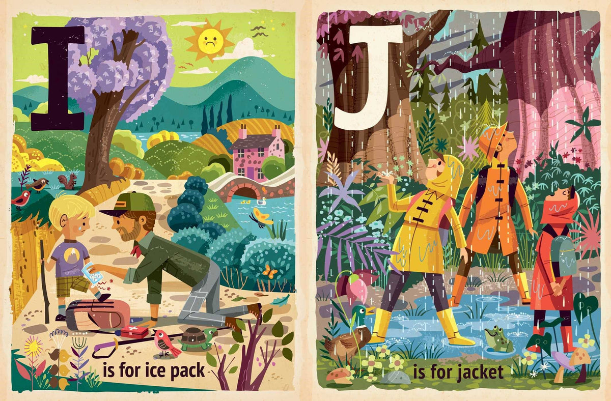H Is for Hiking Board Book