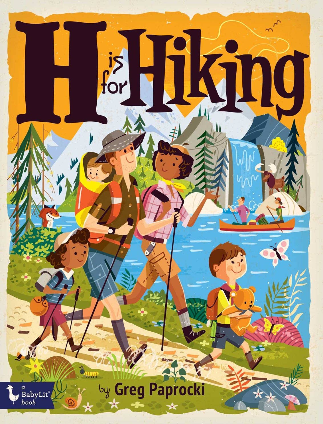 H Is for Hiking Board Book