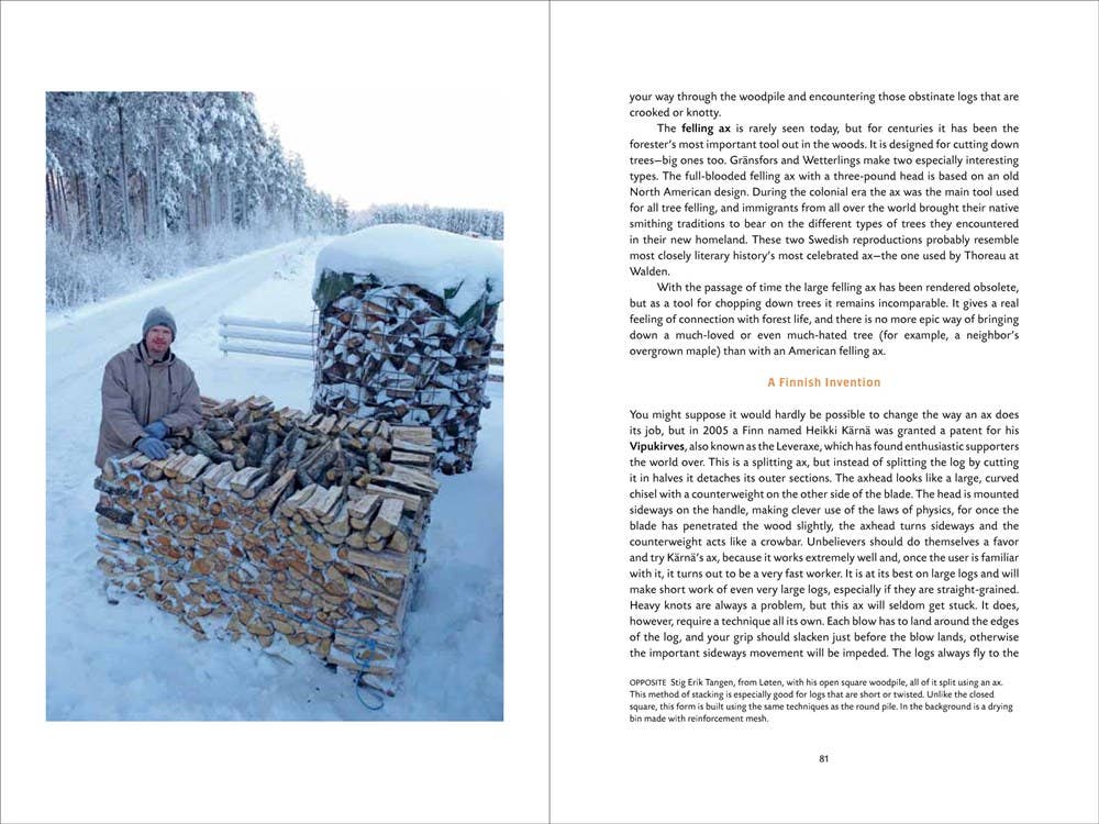 Norwegian Wood: Chopping, Stacking, Drying Wood Scandinavian