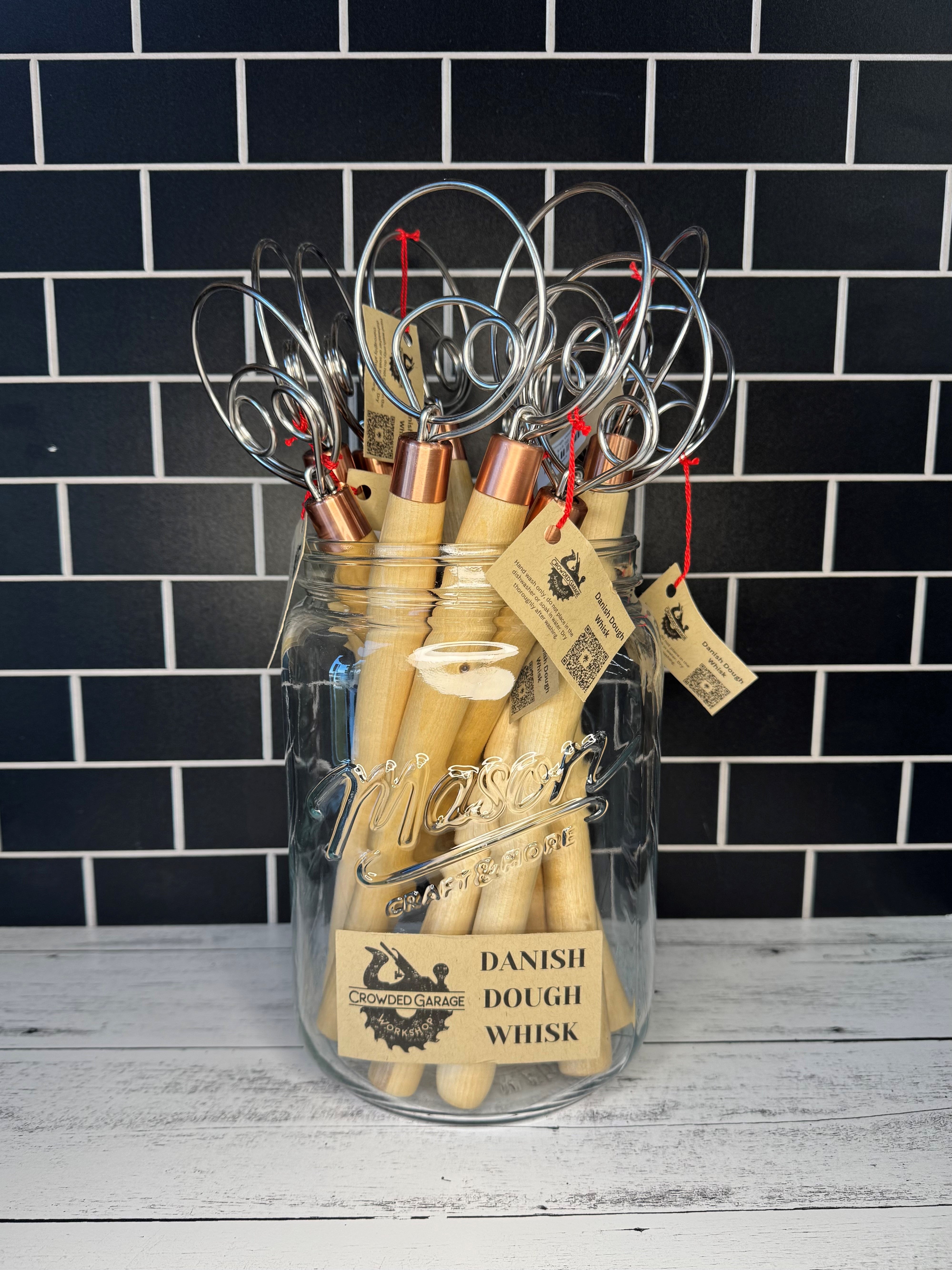 Birch Danish Dough Whisk