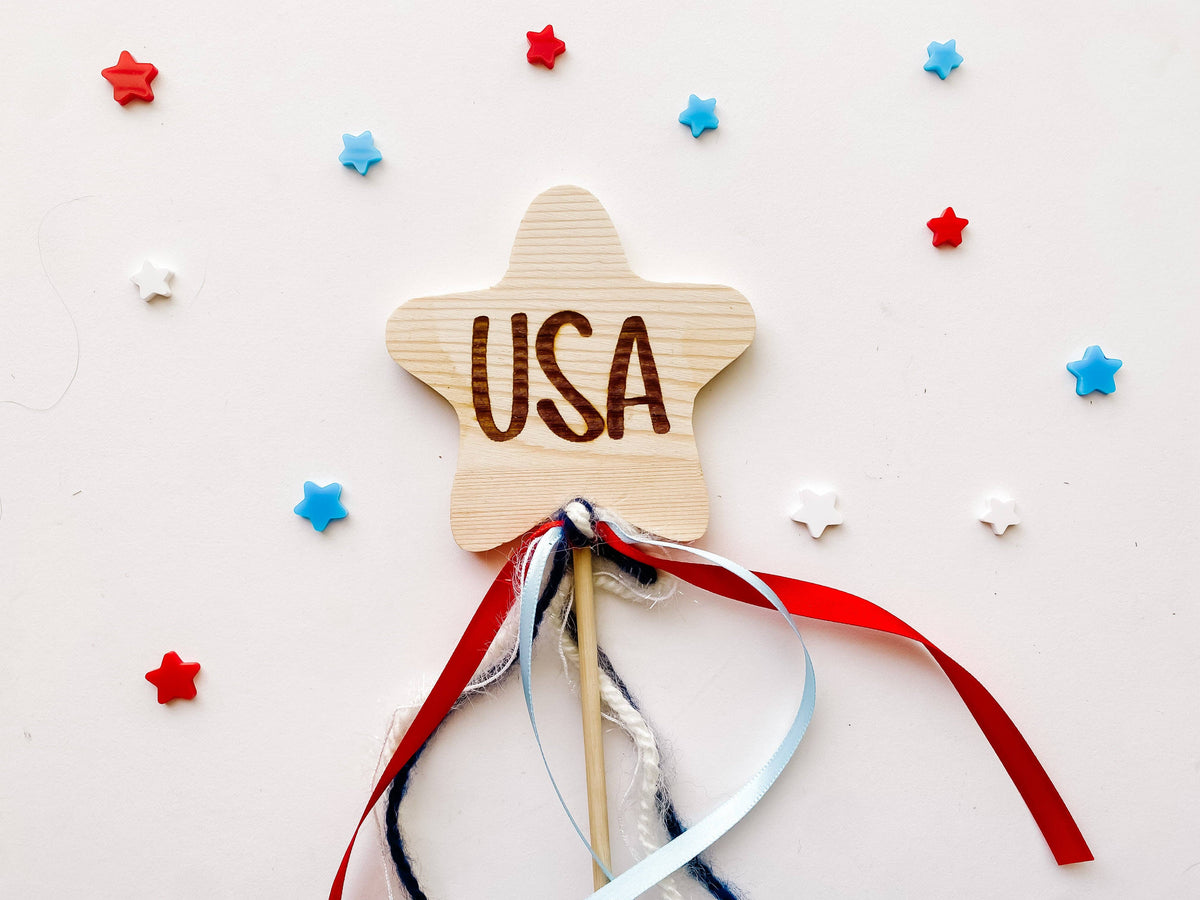 USA Star Wand