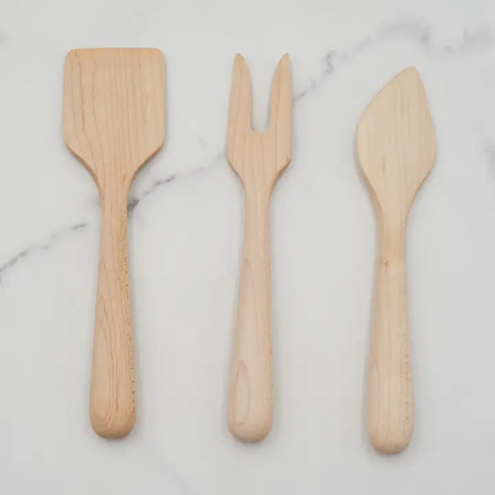 Maple and Walnut Kitchen Utensils by JBrody & Co