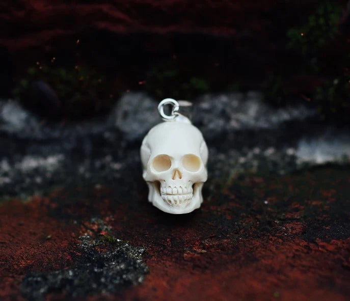 Skull Pendant With Chain