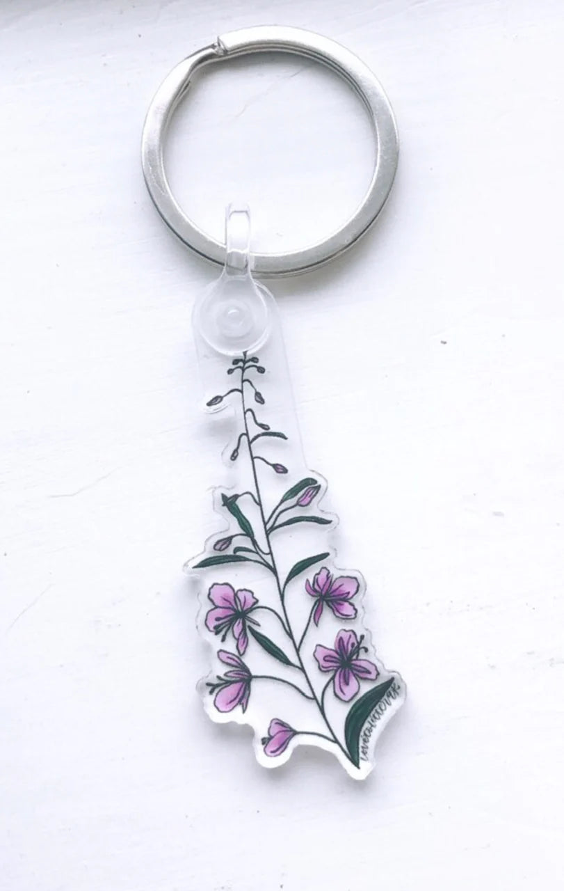 Rooty Keychains Rooted Lupine Keychain