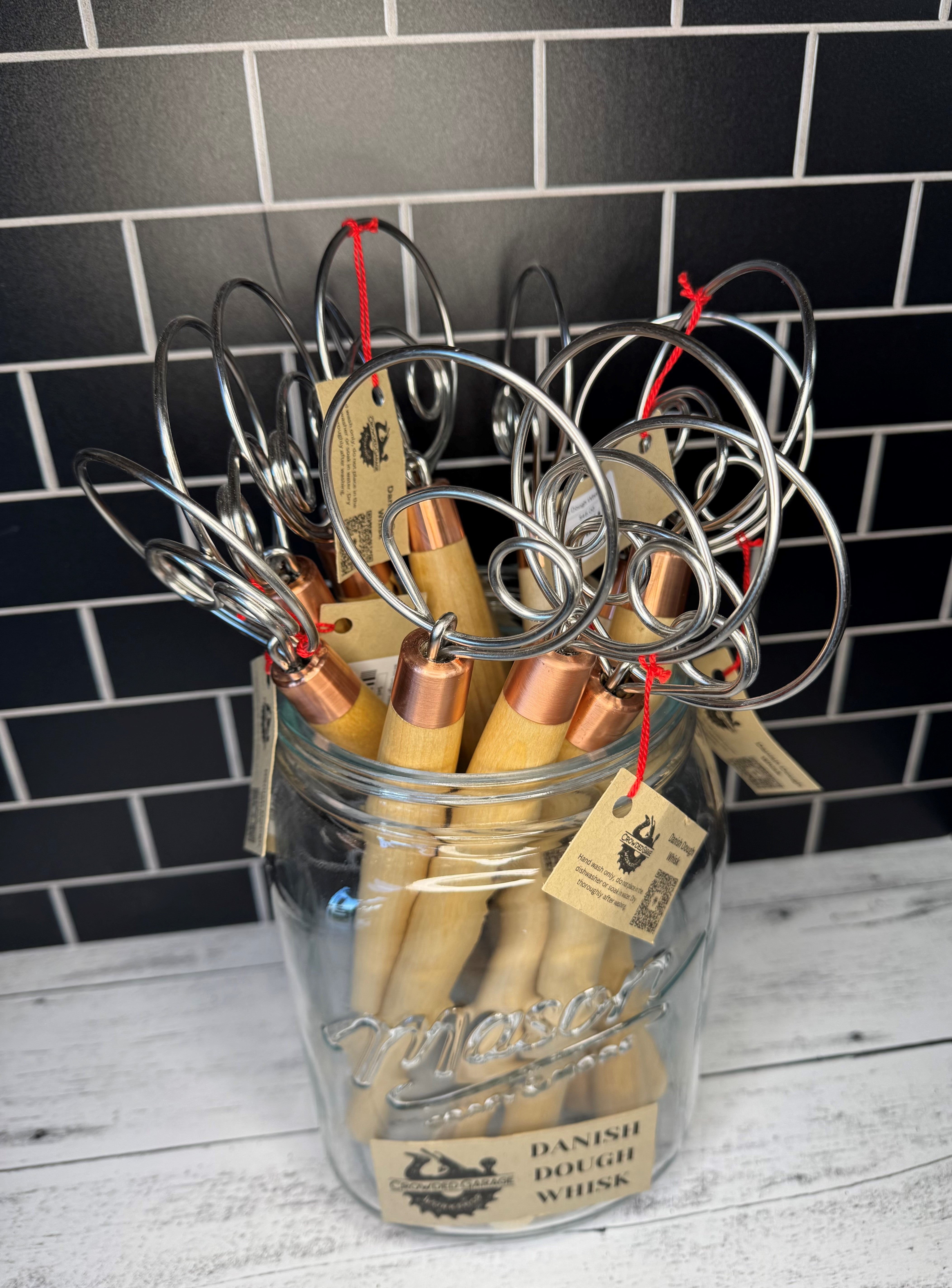 Birch Danish Dough Whisk