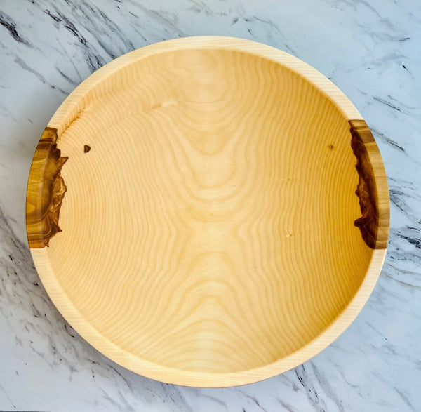 Classic Wooden "Clear" Round Bowl - Plain and Engraved