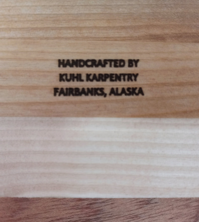 Footed Butcher Block Cutting Board