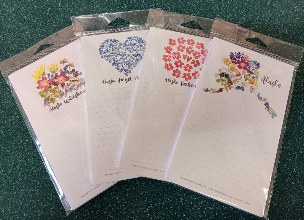 Botanical Notepad Botanical Magnetic Notepad