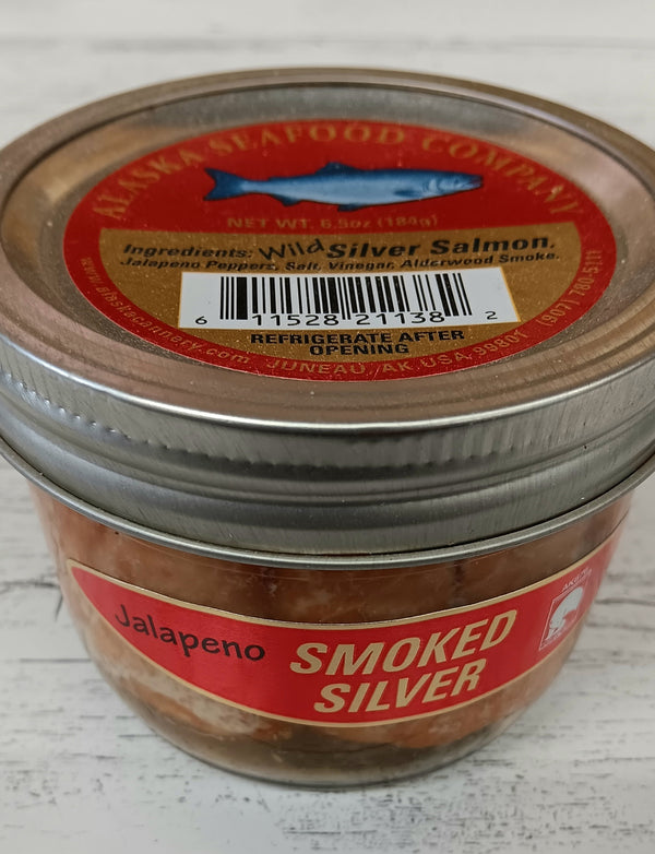 Wild Smoked Jalapeno Silver Salmon Jar