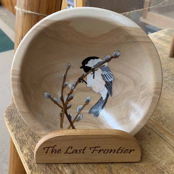 Chickadee Art Bowl