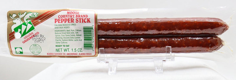 Alaska Sausage Co. Moose Country Brand Pepper Stick