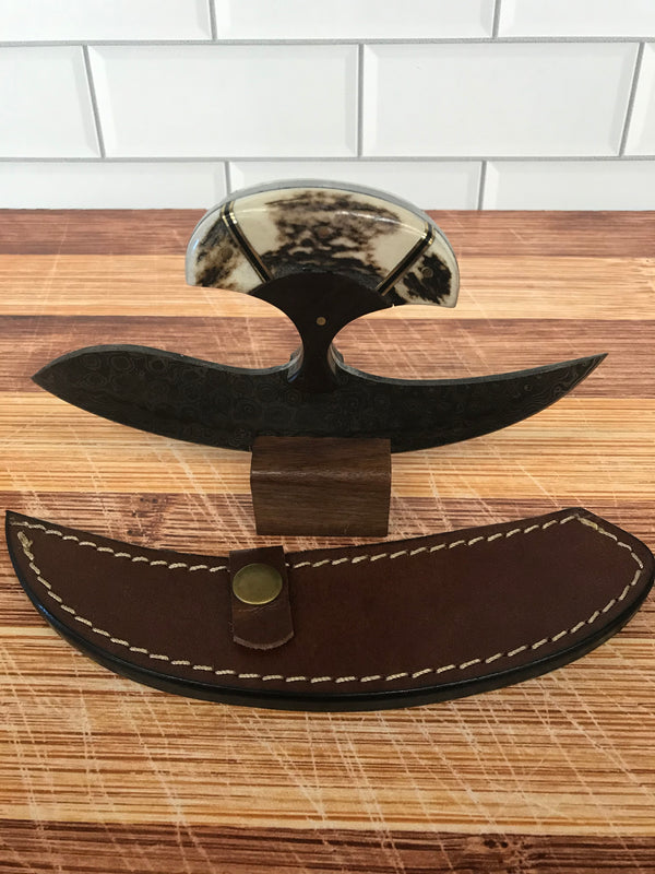 Damascus Steel Angler Ulu