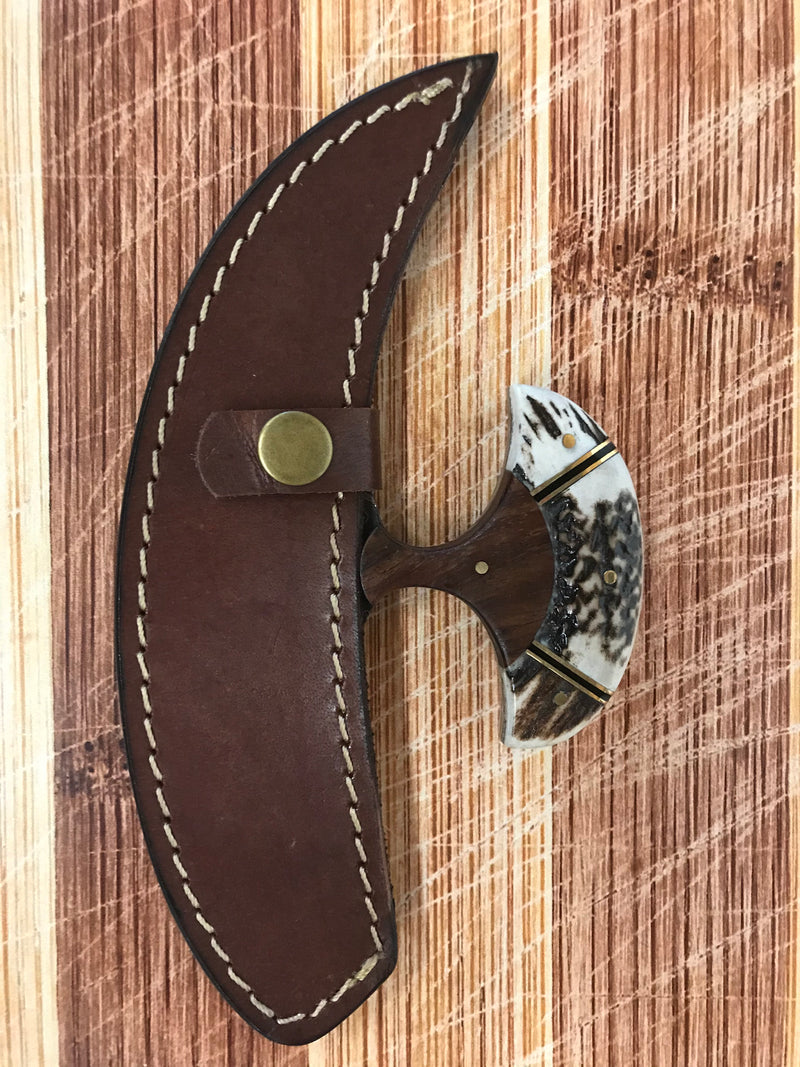 Damascus Steel Angler Ulu