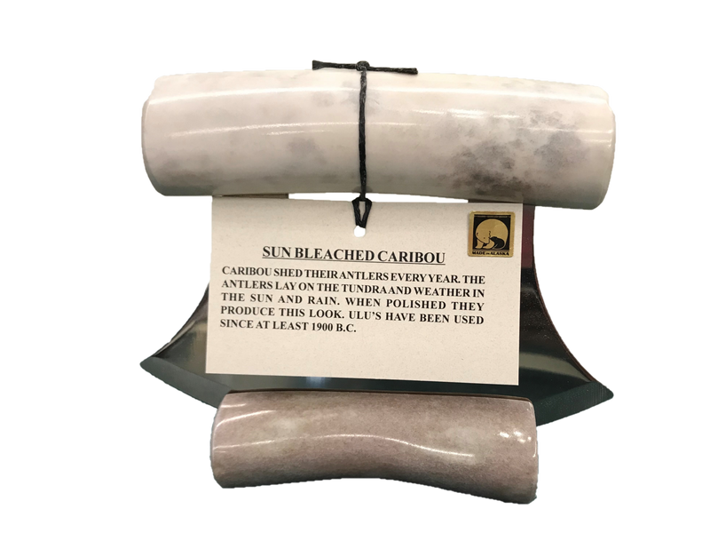 Polished Caribou Antler Ulu