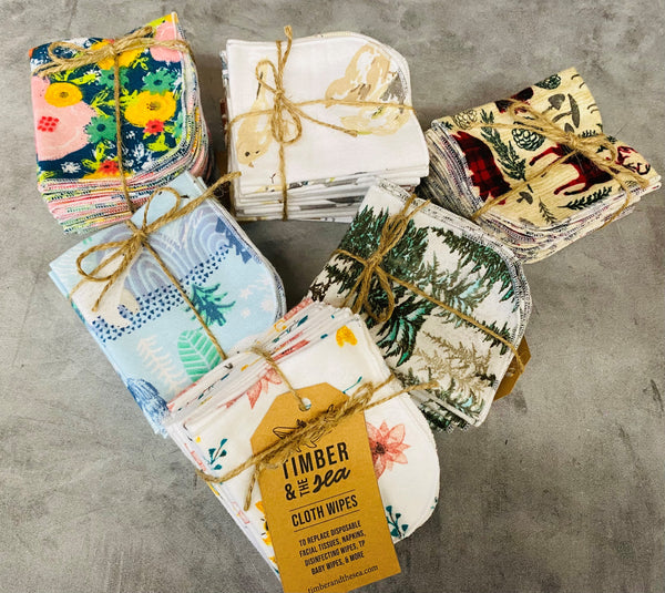 Cloth Wipes by Timber & The Sea