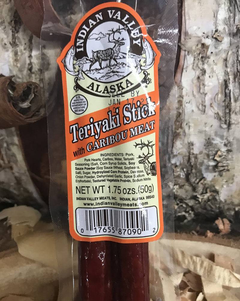 Alaskan Teriyaki Jerky Stick with Caribou Meat