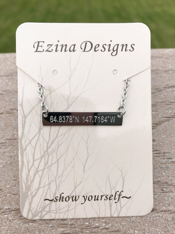 Fairbanks Coordinates Necklace