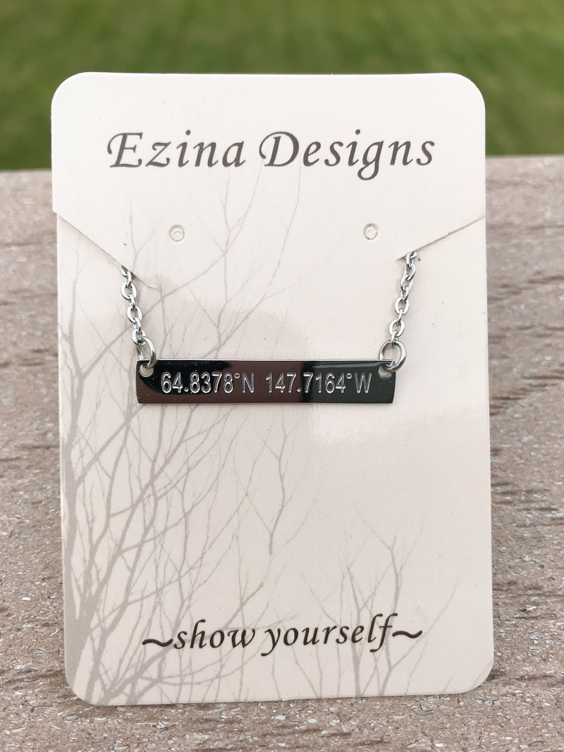 Fairbanks Coordinates Necklace