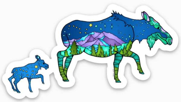 AK Wild & Free Sticker