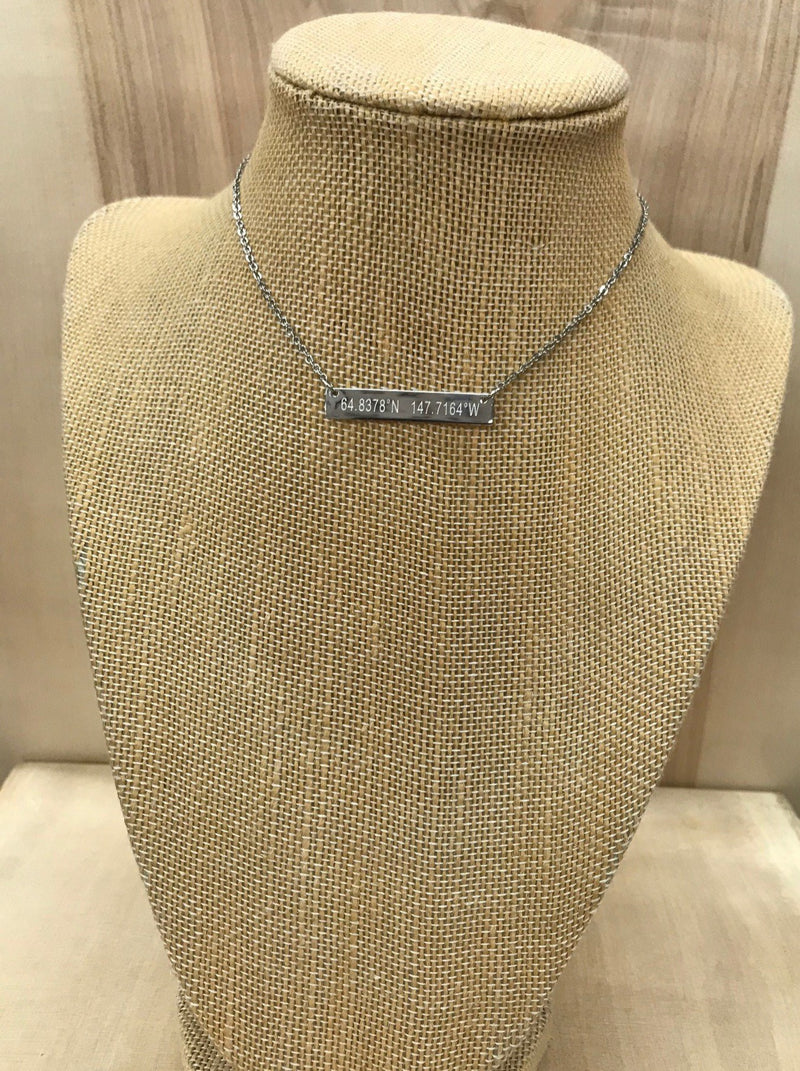 Fairbanks Coordinates Necklace