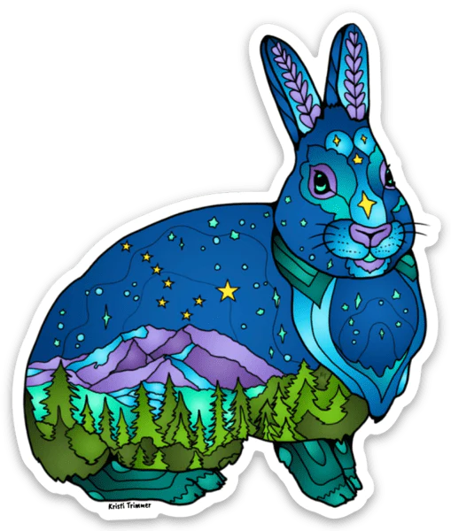 AK Wild & Free Sticker