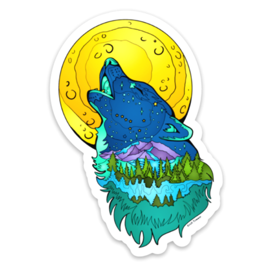 AK Wild & Free Sticker
