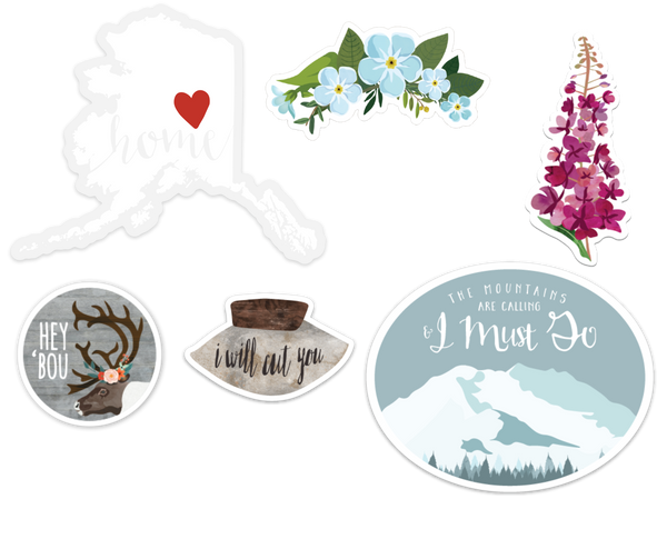 Wren and the Raven Stickers