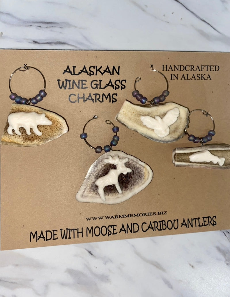 Reindeer Antler Wine Markers