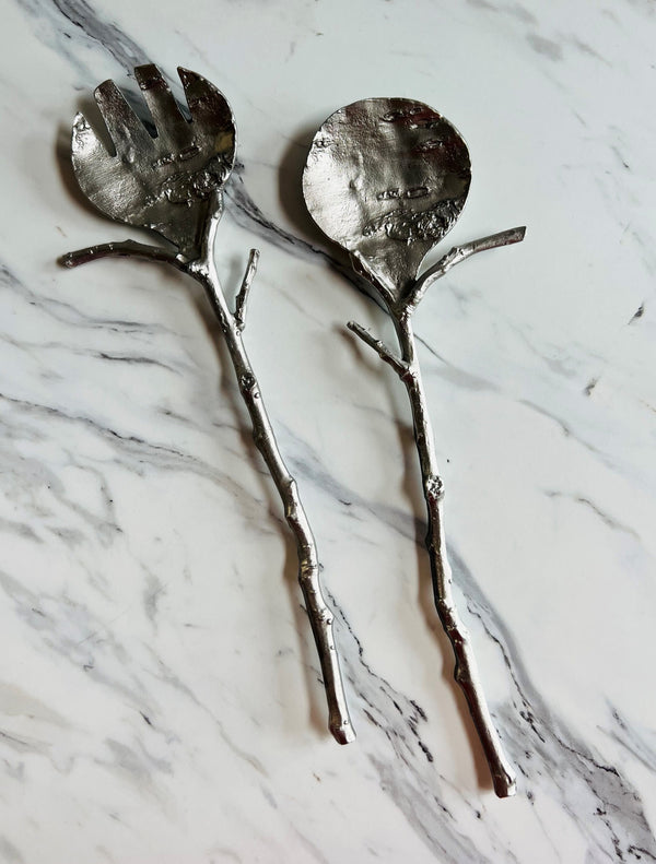 Birch Bark Serving Set